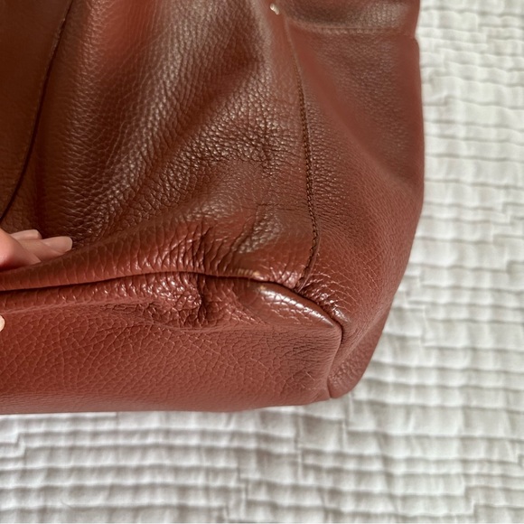 Genuine Leather Brown Tote - Picture 5 of 15